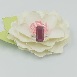 Vintage Sterling Silver Niassa Ruby